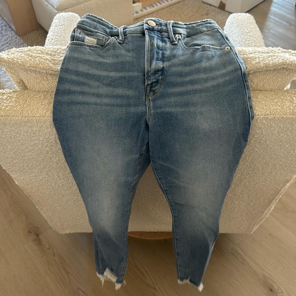 Good American ankle denim